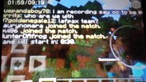 First minecraft video on a server playing hunger game