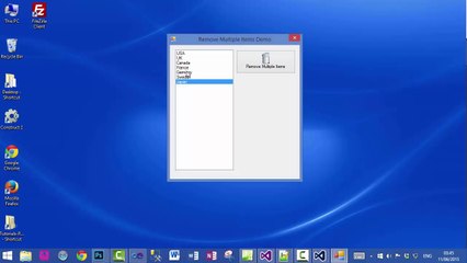 VB.NET How to Remove Multiple Items From ListBox In Urdu (Video 2)