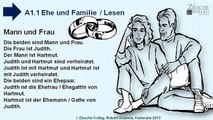 Deutschkurs für Anfänger A1.1 Ehe u. Familie Lesen und Hören