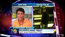 Hurricane Irene: What Do 130MPH Winds Feel Like?  Testing High-Powered Winds