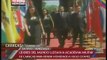 LLegada del Presidente Ollanta Humala Tasso a Funeral de Presidente Hugo Chavez
