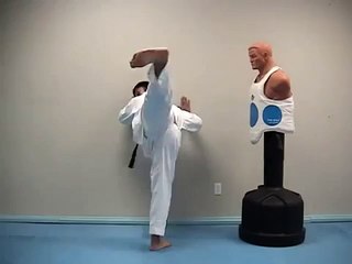 Taekwondo Back Kick Tutorial taekwonwoo 태권도 뒤차기 레슨 kung fu fighting TRY waTCH