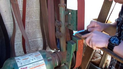 Making a Bushcraft knife from a file