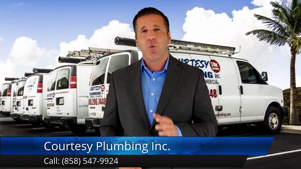 Courtesy Plumbing Inc. San Diego Amazing5 Star Review by Chris L.