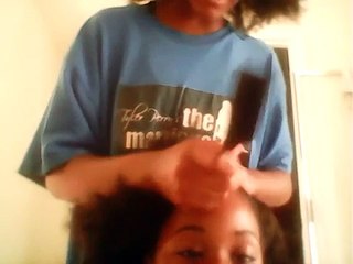 2 cute black girl hairstyles