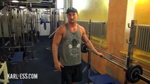 Hanteltraining mit Langhantel oder SZ Hantel für Muskelaufbau (Bodybuilding Training) KARL-ESS.COM