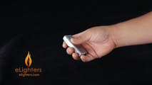 Visol ' Birati ' Satin Silver Double Torch Flame Cigar Lighter - VLR401301