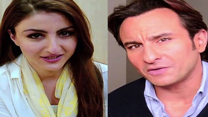 Soha Ali Khan scanndels with Saif Ali khan