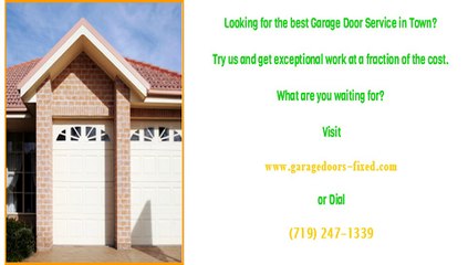 Garage Door Specialists in Coal Creek, CO