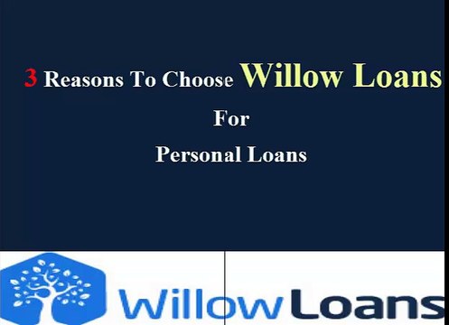 3 Reasons To Choose Willow Loans For A Personal Loans