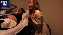 She just understood her sister has 2 babies in her belly.... So funny reaction