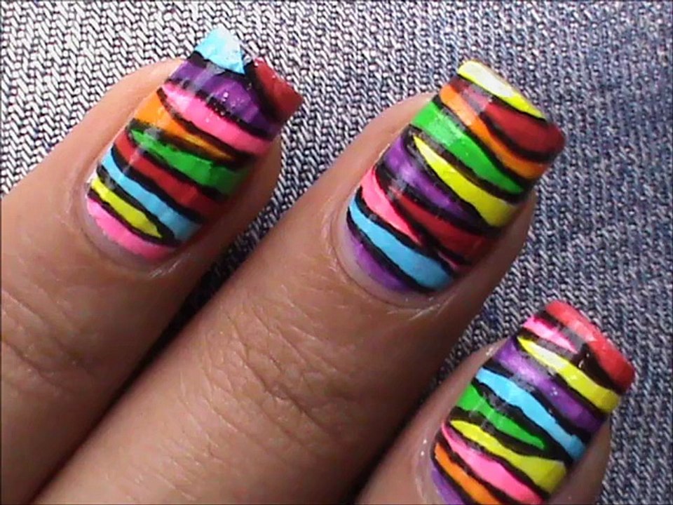 Easy Nail Art For Beginners - easy nail designs for short nails- nail art tutorial - Video Dailymotion