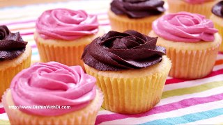 How To Make Vanilla Cupcakes From Scratch! Mom's Vanilla Cupcakes Recipe - Dishin With Di # 126