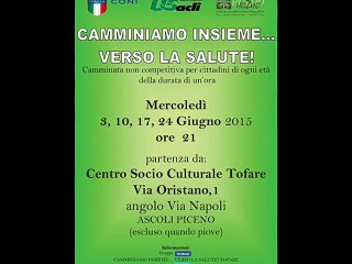 U.S. Acli - Promozione della salute ad Ascoli Piceno