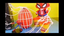 Play Doh Spiderman Surprise Egg Kidrobot Giant Venom Superhero Toys - Disney Cars Toy Club