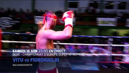 Cedric Vitu vs Orlando Fiordigiglio pour le titre EBU !