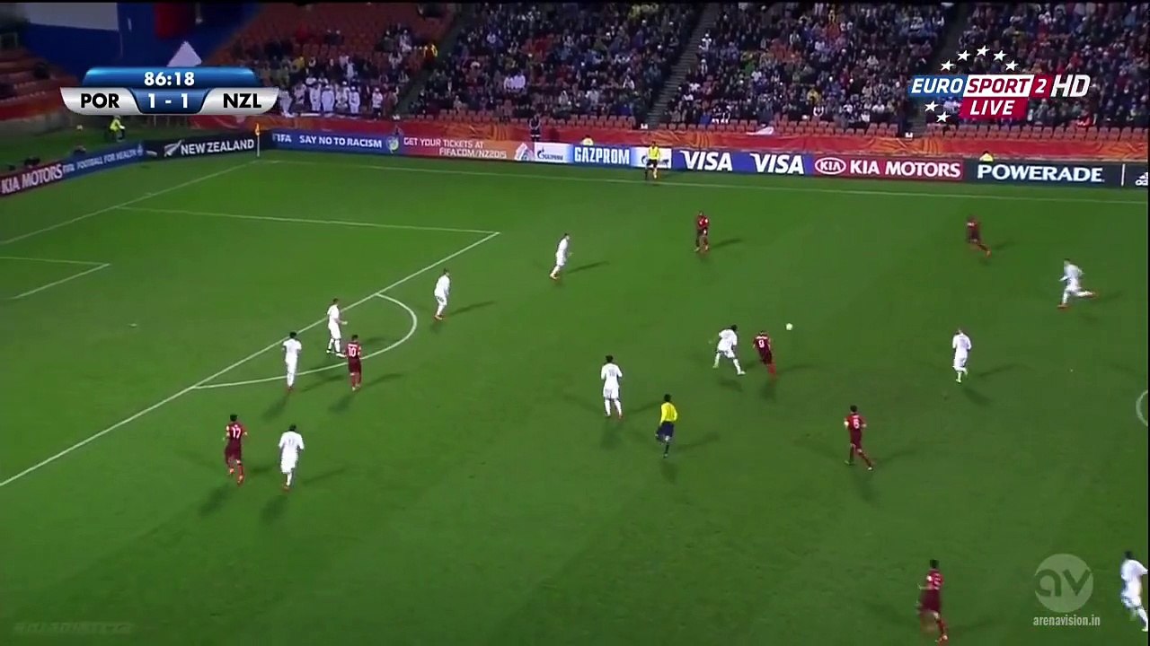 2-1 Gelson Martins Goal - Portugal vs New Zealand 11.06.2015