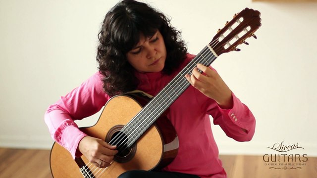 Irina Kulikova plays Courante from the Cello Suite No. 1 by J. S. Bach on a Altamira L'Orfeo