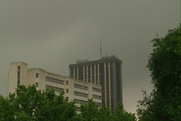 Tromba de agua cae en Madrid