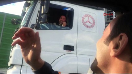 Rusya'da Türk şoför trafikte Ersin Korkut'u görünce..