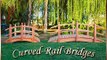 Landscape Bridges Garden bridges for landscaped yards www.Redwoodgardenbridges.com
