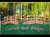 Landscape Bridges Garden bridges for landscaped yards www.Redwoodgardenbridges.com