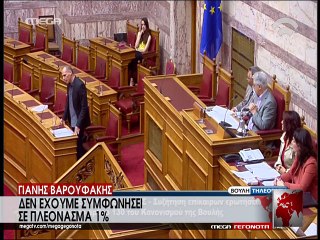 Βαρουφάκης στη Βουλή