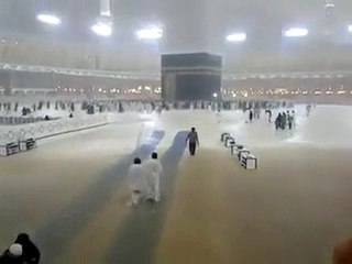 View of Rain in Khana Kaba