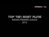 Top 10 highest run-scorers in the Indian Premier League 2015 - Cricket World TV