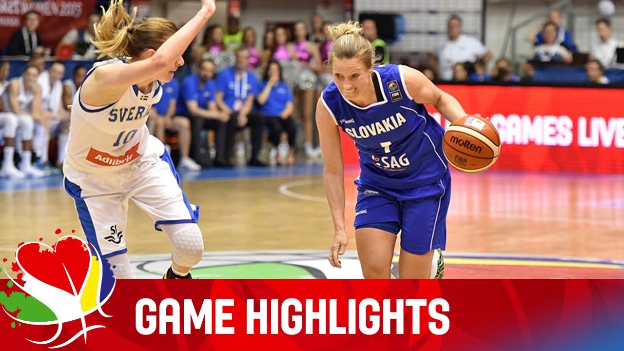 Sweden v Slovakia - Game Highlights - Group D - EuroBasket Women 2015