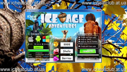 Ice Age Generator Zasoby 2015 | Acronis, muszle, narzędzia Jagody Hack! polski