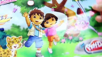 Play Doh Dora the Explorer playdough playset by unboxingsurpriseegg