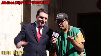 Luigi D'Oro canta per Andrea Diprè