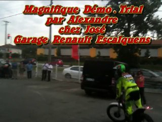 Trial démo d'Alexandres chez José Renault Escalquens