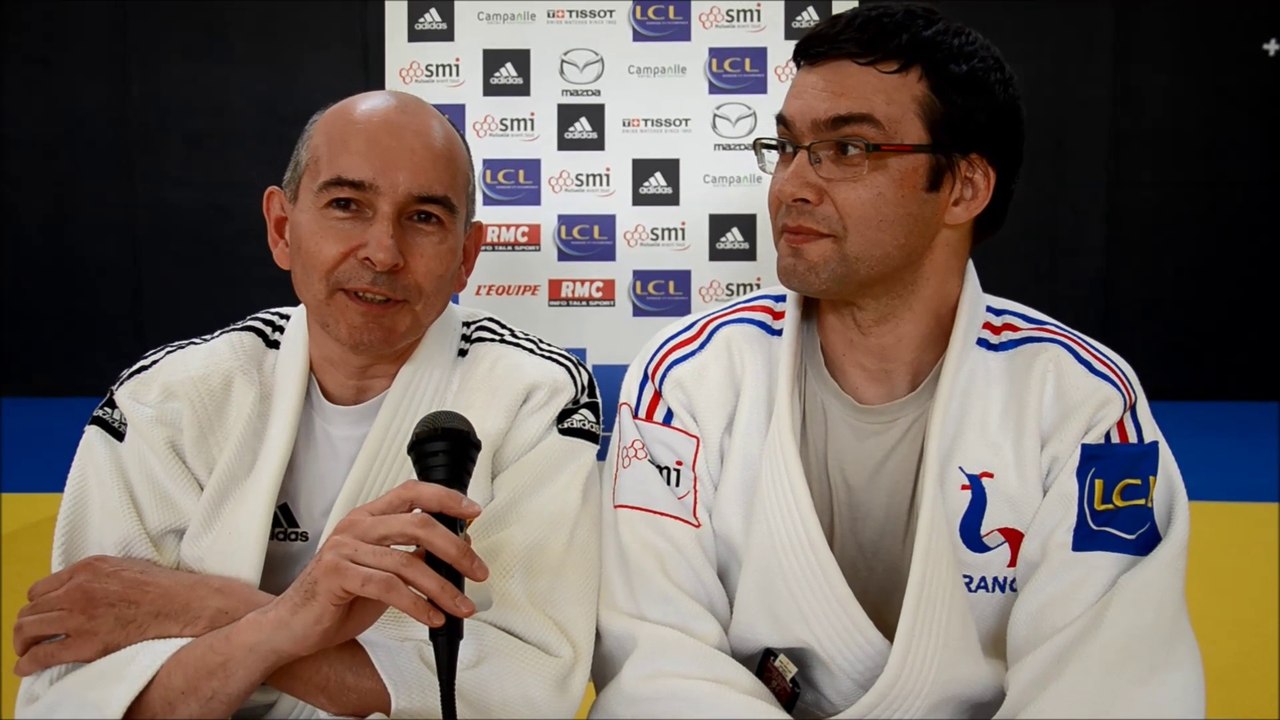 Interview Stéphane Bonnet et Philippe Rabouin après l'initiation judo à l'INSEP