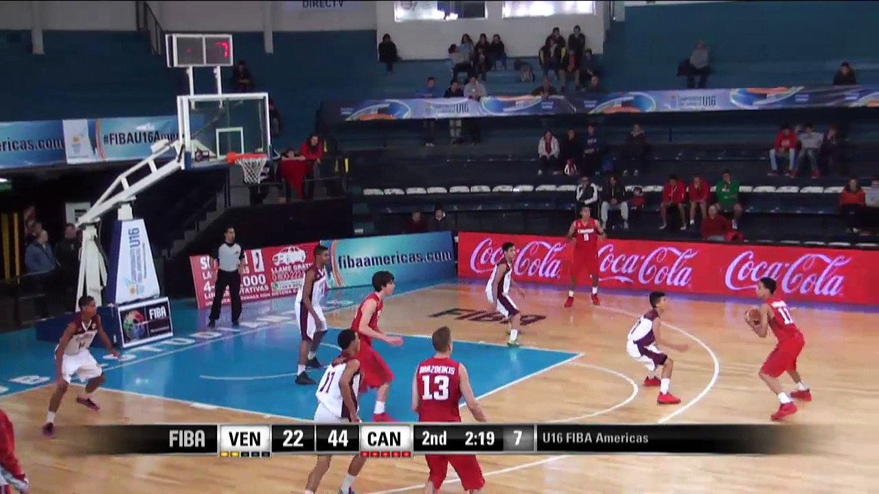 Venezuela v Canada - Group B - 2015 FIBA Americas U16 Champi