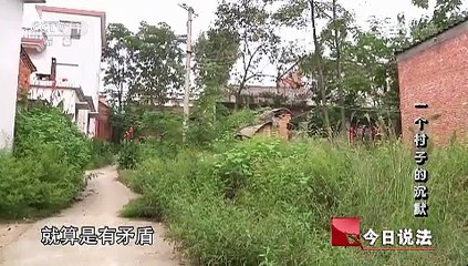 《今日说法》 20150611 一个村子的沉默
