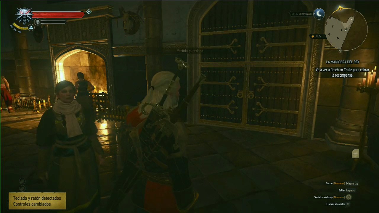 The witcher Wild hunt, parte 87, Los Osos Berserkers en el banquete