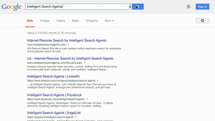 Intelligent Search Agents Demo Using Keyword C#