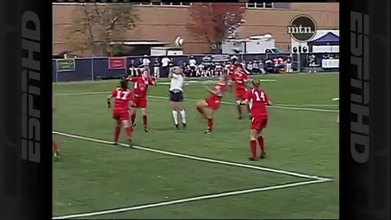 Elizabeth Lamberts Dirty Play and hair pull Mars BYU vs. New Mexico Womens Soccer video