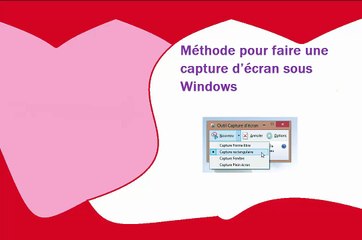 Méthode pour faire une capture d’écran sous Windows 7