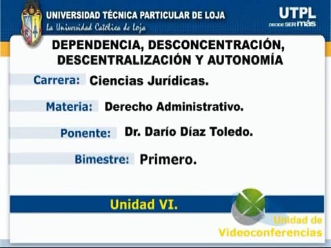 DERECHO ADMINISTRATIVO [(CIENCIAS JURÍDICAS) (UNIDAD VI) (I BIMESTRE)]