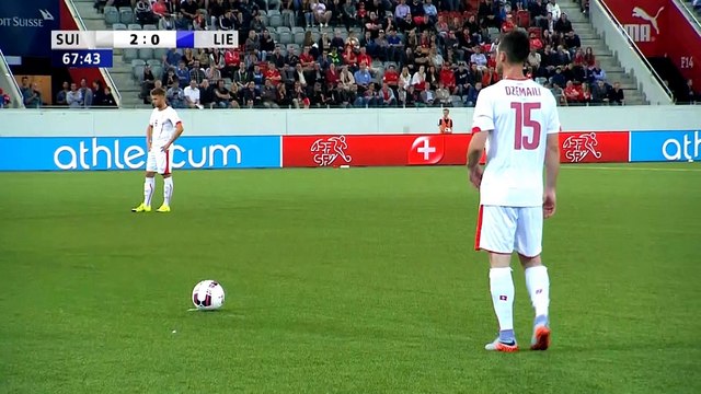 Amical - Le coup franc merveilleux de Dzemaili