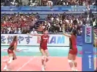 全日本女子バレー　2007Ｗ杯　「日本×イタリア」