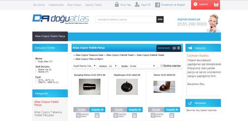 Atlas Copco Yedek parça