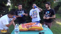 6lb Mexican Cheetos Challenge *Vomit Alert*
