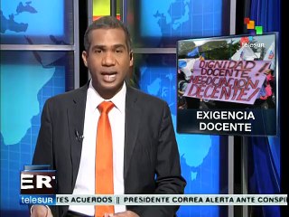 Chile: profesores entregarán demandas al Congreso