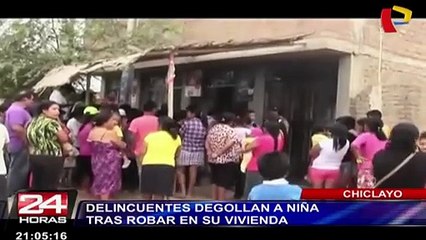 Chiclayo: ladrones degüellan a menor de 12 años que los reconoció