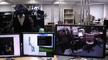 五感を伝えられる「アバター」型ロボット、慶応大が開発