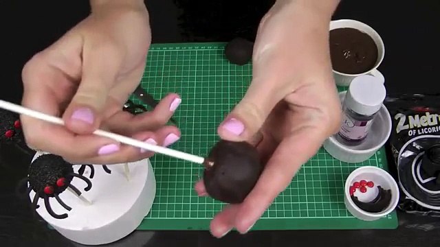 Make Halloween Spider Cake Pops! A Cupcake Addiction How To Tutorial